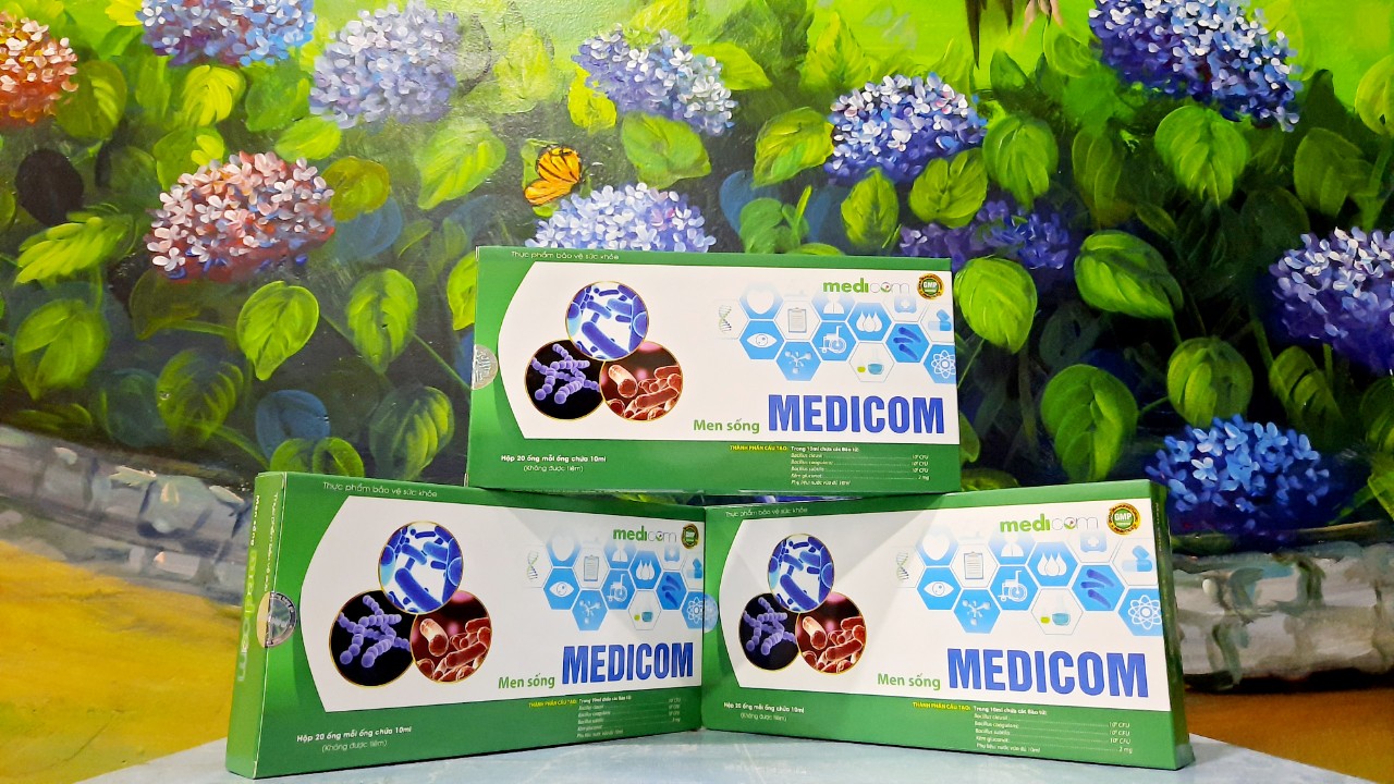 Men sống Medicom- Công nghệ bào tử lợi khuẩn thế hệ thứ 5+.